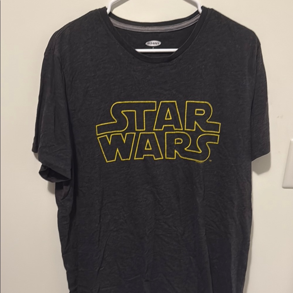Old Navy Star Wars Tee - Black with Yellow